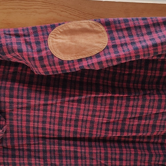 Plaid Red Zipper Hood Jacket - Picture 3 of 4